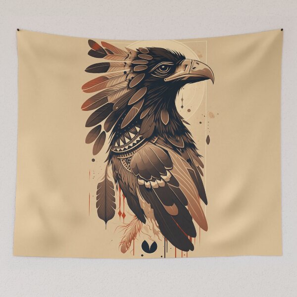 Item preview, Native American Crow designed and sold by NianderQuinn.