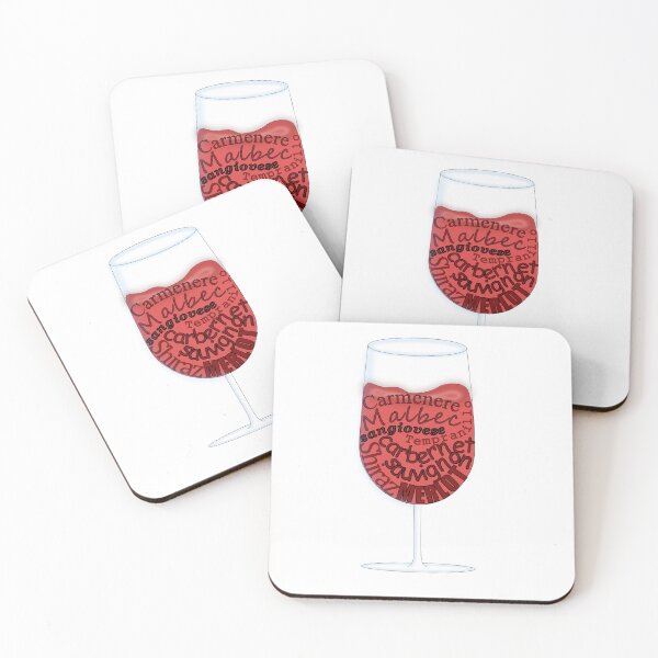 Item preview, Red wine varietals designed and sold by papertrailer.