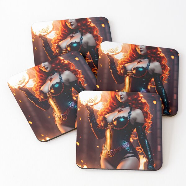Item preview, Gothic redhead witch of fire. designed and sold by Maniock.
