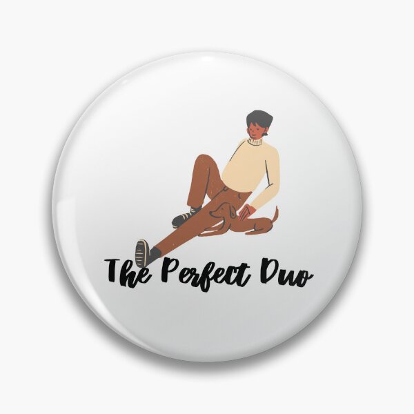 Item preview, The Perfect Duo -  Man's Best Friend! Ultimate Duo, Classic Combo for Dog Lovers! designed and sold by craftymilenials.