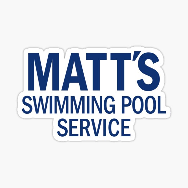 MATT'S SWIMMING POOL SERVICE Sticker