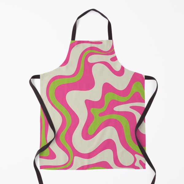 Item preview, Liquid Swirl Retro Abstract Pattern Bright Raspberry Pink and Lime Green designed and sold by kierkegaard.