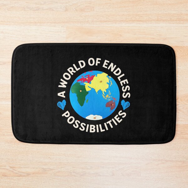 Item preview, A World Of Endless Possibilities Montessori Quote designed and sold by SiYDesigns.