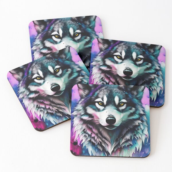Item preview, Colorful Wolf #1 designed and sold by mrbribe.