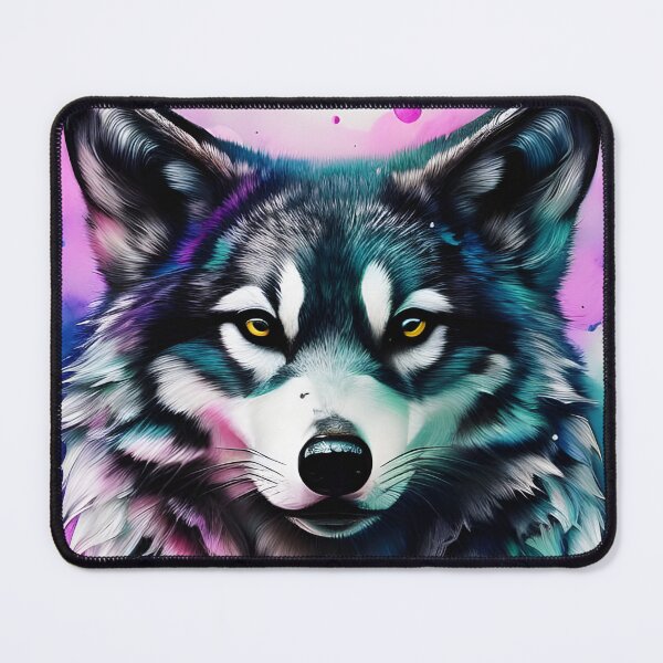 Item preview, Colorful Wolf #1 designed and sold by mrbribe.
