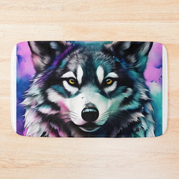 Item preview, Colorful Wolf #1 designed and sold by mrbribe.