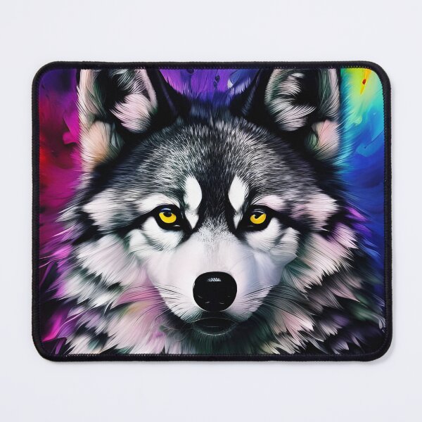 Item preview, Colorful Wolf #2 designed and sold by mrbribe.