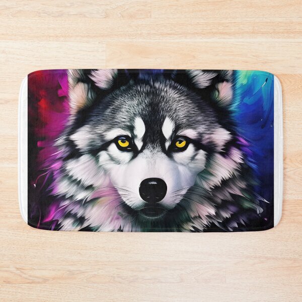 Item preview, Colorful Wolf #2 designed and sold by mrbribe.