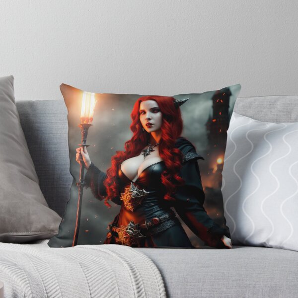 Item preview, Sexy sorceress of fire in a dark. designed and sold by Maniock.