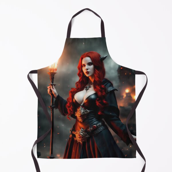 Item preview, Sexy sorceress of fire in a dark. designed and sold by Maniock.