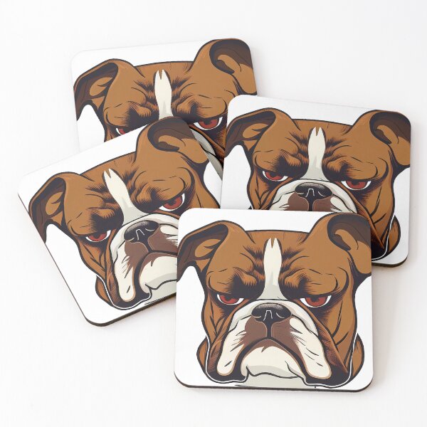 Item preview, Grumpy Dog Sticker designed and sold by mrsmug.