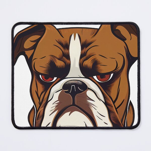 Item preview, Grumpy Dog Sticker designed and sold by mrsmug.