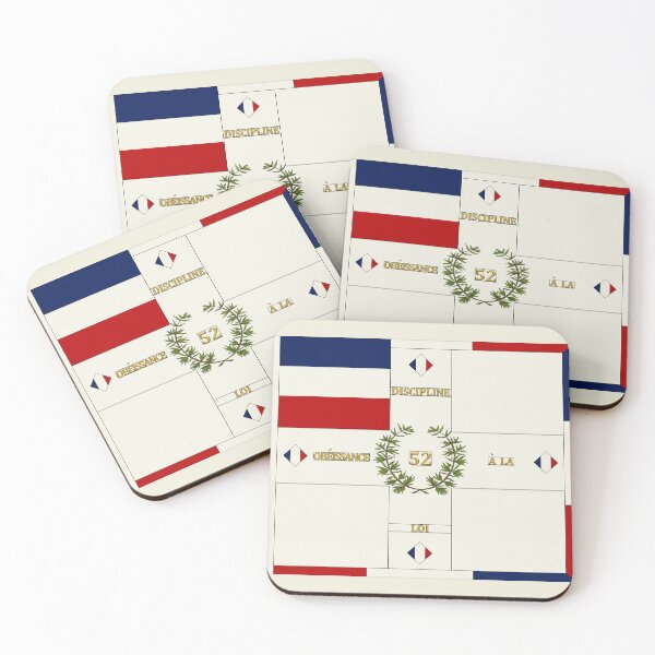 Item preview, French Regimental drapeaux de 52me regiment d'infanterie 1794 designed and sold by SimonBauwelinck.