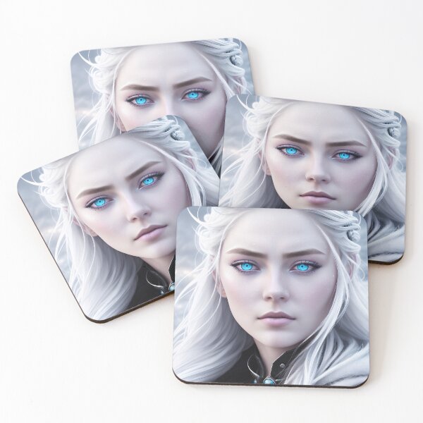 Item preview, Fantasy ice queen with magic eyes. designed and sold by Maniock.