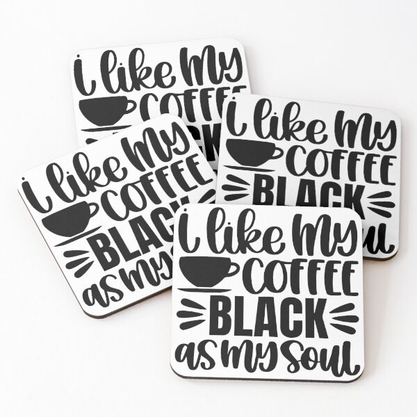 Item preview, I Like My Coffee As Black As My Soul designed and sold by ChrissMemories.