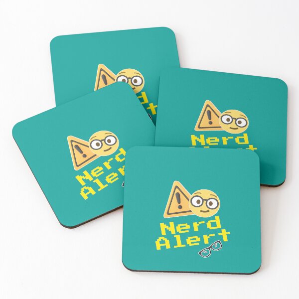 Item preview, Nerd alert emoji, hacker designed and sold by Mauswohn.