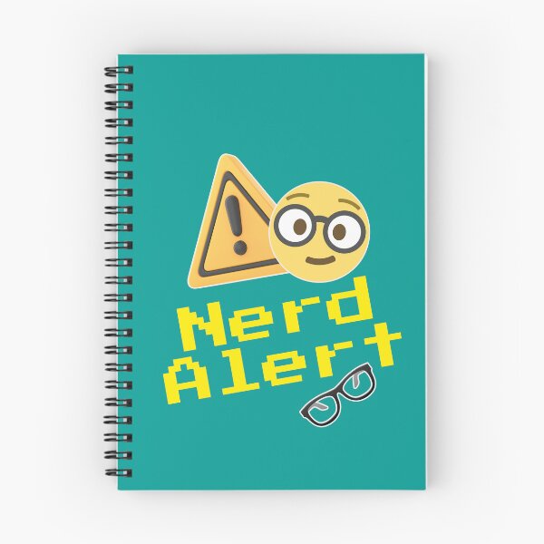 Item preview, Nerd alert emoji, hacker designed and sold by Mauswohn.