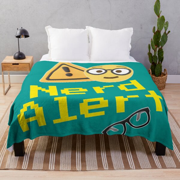 Item preview, Nerd alert emoji, hacker designed and sold by Mauswohn.
