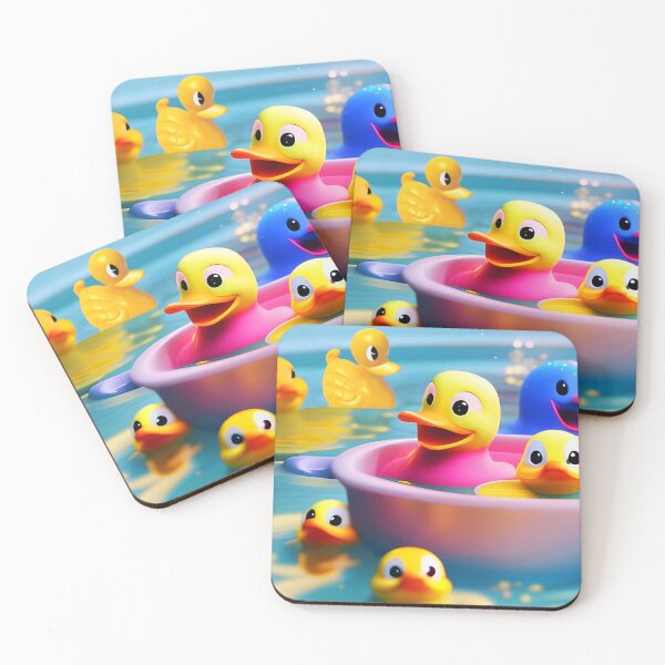 Item preview, Happy ducks in a bath tub designed and sold by Kawaii Girl.