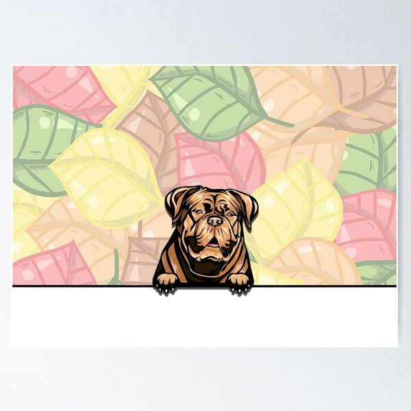 Item preview, Cute Doge de Bordeaux designed and sold by TheresPawprints.