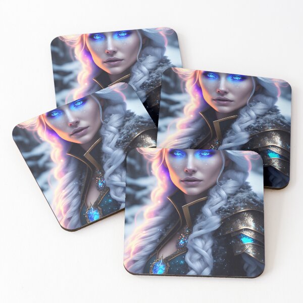 Item preview, Fantasy ice witch with magic eyes. designed and sold by Maniock.