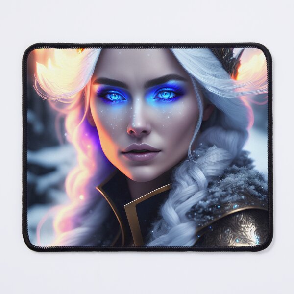 Item preview, Fantasy ice witch with magic eyes. designed and sold by Maniock.