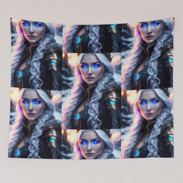 Item preview, Fantasy ice witch with magic eyes. designed and sold by Maniock.