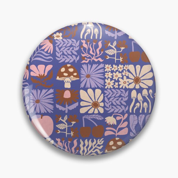 Item preview, Retro Floral Patchwork designed and sold by Megan McNulty.