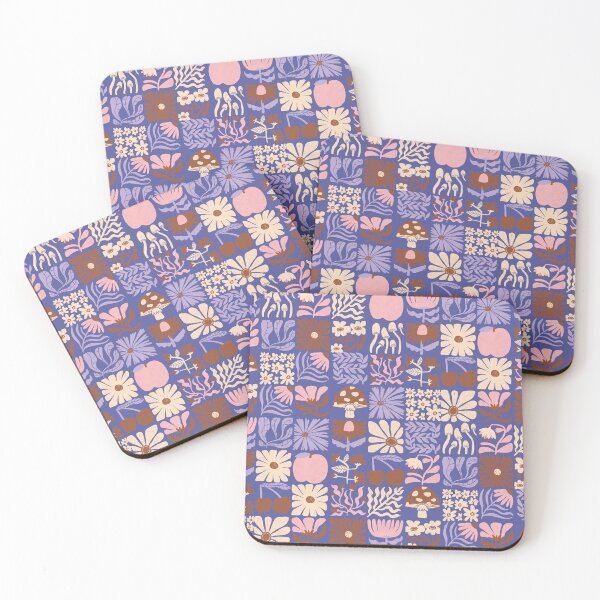 Item preview, Retro Floral Patchwork designed and sold by Megan McNulty.
