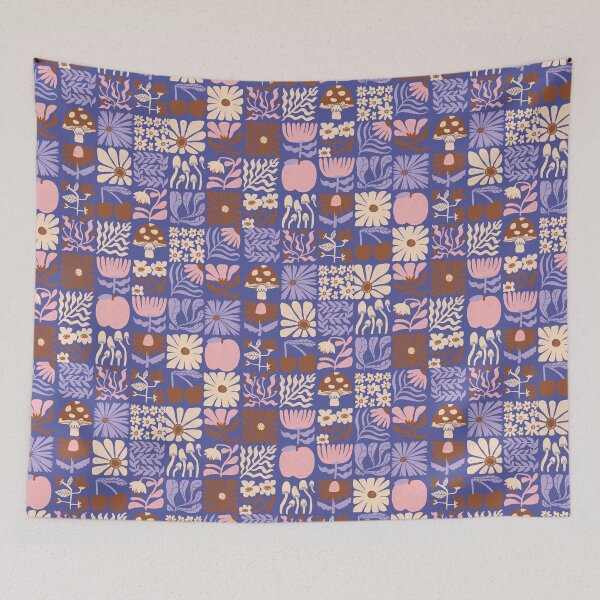 Item preview, Retro Floral Patchwork designed and sold by Megan McNulty.