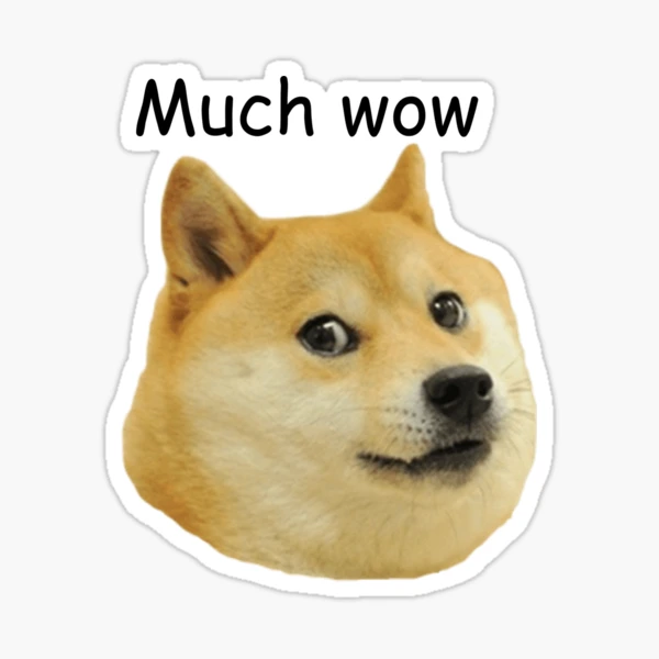 Doge Sticker for Sale by Jamie Galloway