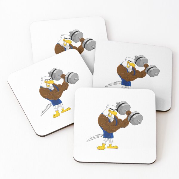 Item preview, Eagle Bodybuilder Cartoon Character designed and sold by HitToon.
