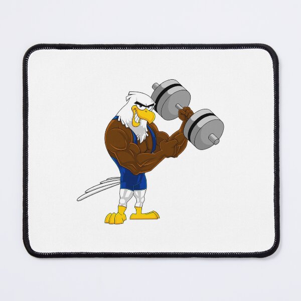 Item preview, Eagle Bodybuilder Cartoon Character designed and sold by HitToon.