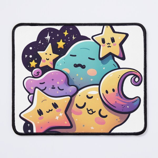 Item preview, Cute Sleepy Stars designed and sold by AstroStickerCo.