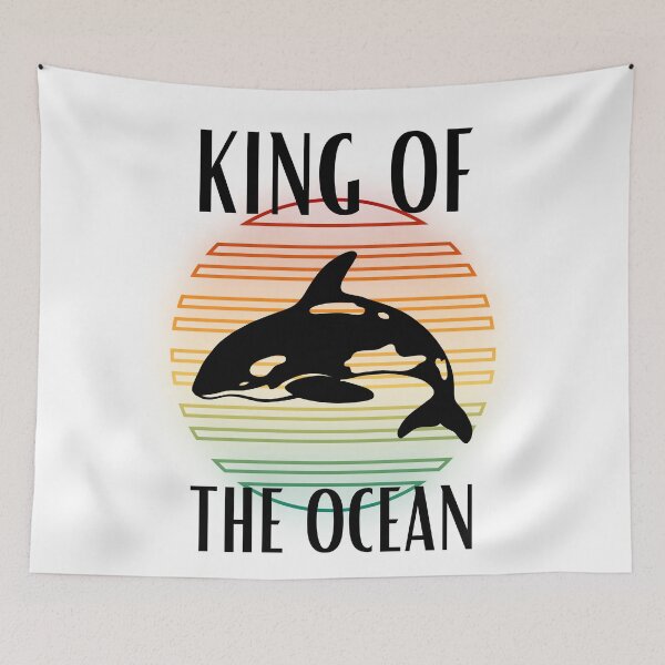 Item preview, King of the OCEAN, orca designed and sold by addict2reading.