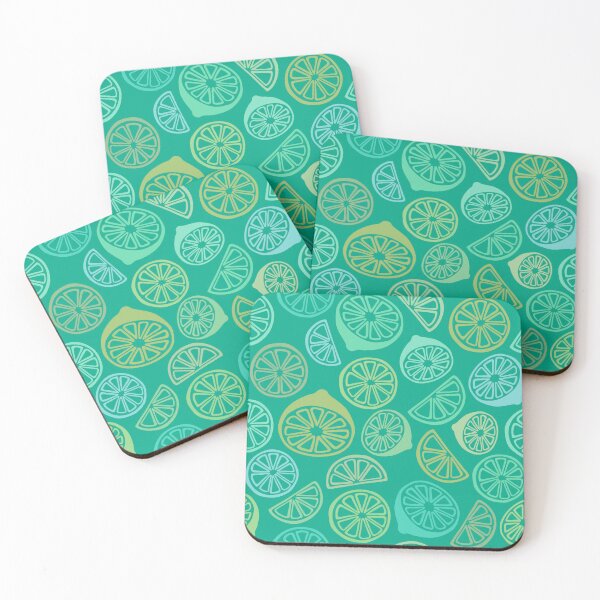 Item preview, Limes - Citrus Pattern - green designed and sold by UncutJorts.