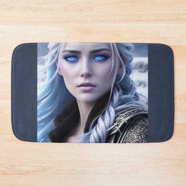 Item preview, A beautiful snow queen with white hair. designed and sold by Maniock.
