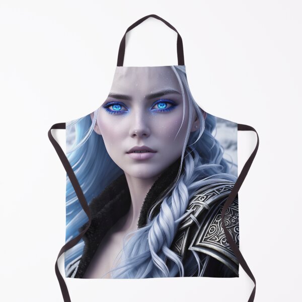 Item preview, A beautiful snow queen with white hair. designed and sold by Maniock.