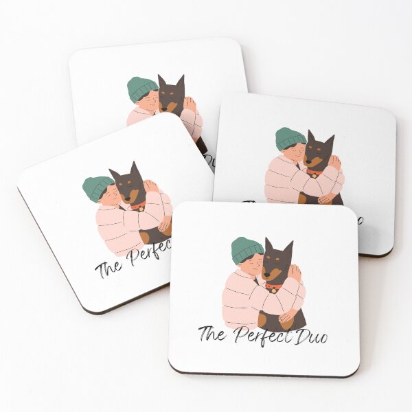 Item preview, The Perfect Duo -  Man's Best Friend! Ultimate Duo, Classic Combo for Dog Lovers! designed and sold by craftymilenials.