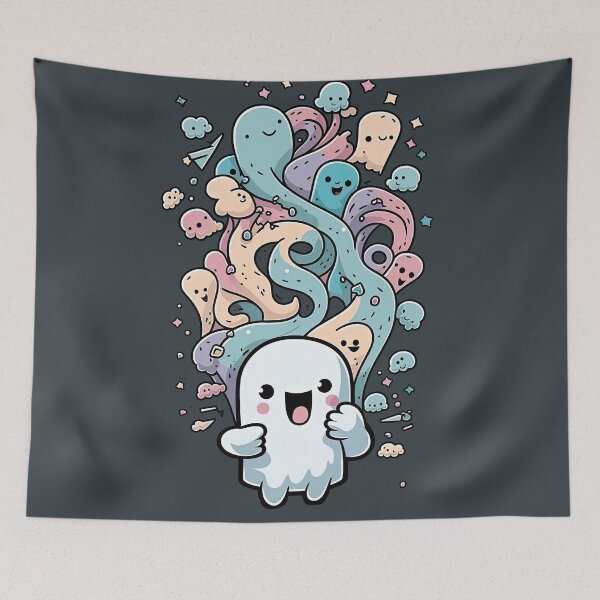 Item preview, Family of Intricate Japanese Spirits: Yokai Artwork designed and sold by JOLI Design.