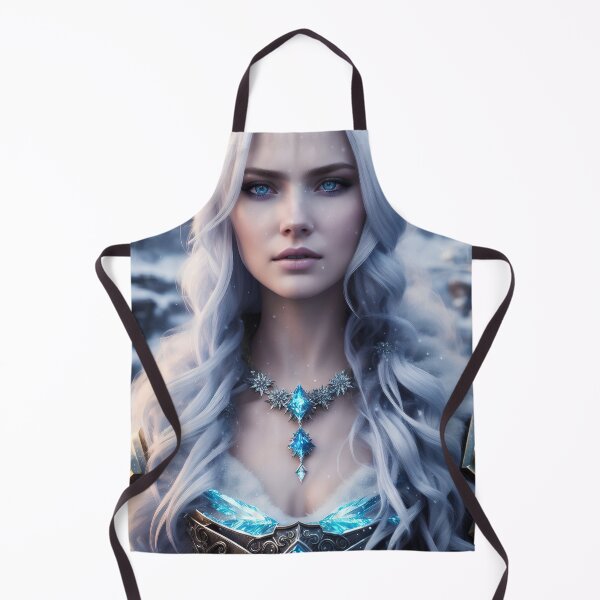 Item preview, Fairy tale ice queen with white hair. designed and sold by Maniock.