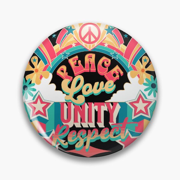 Item preview, PEACE LOVE UNITY RESPECT - Vintage steez designed and sold by Discothreadz.