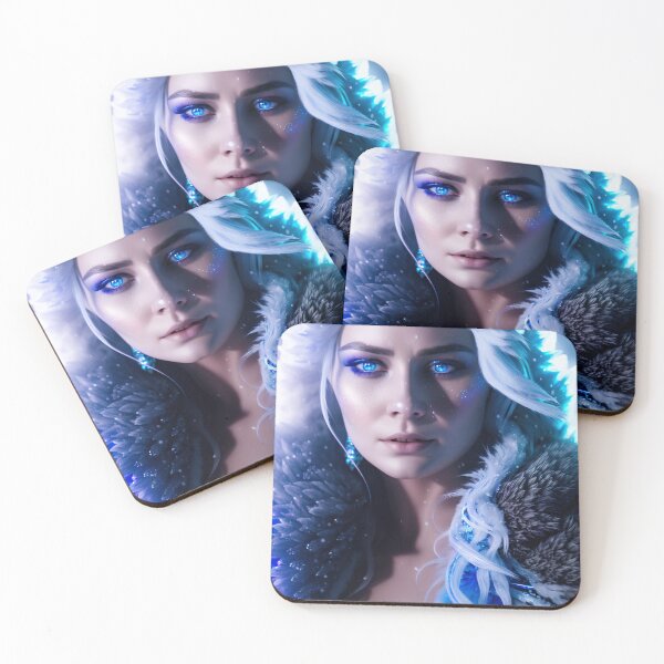 Item preview, Ice queen with white hair. designed and sold by Maniock.