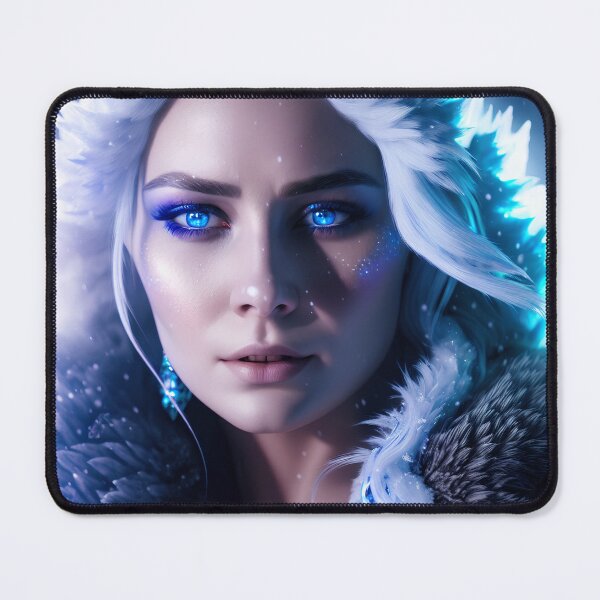 Item preview, Ice queen with white hair. designed and sold by Maniock.