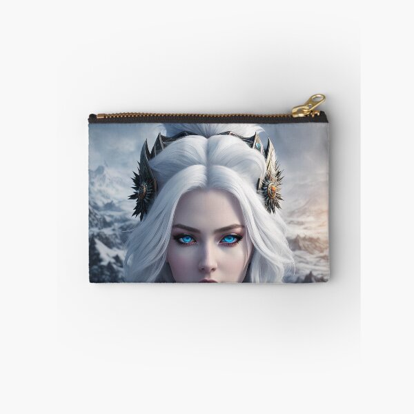 Item preview, A beautiful snow queen with white hair. designed and sold by Maniock.