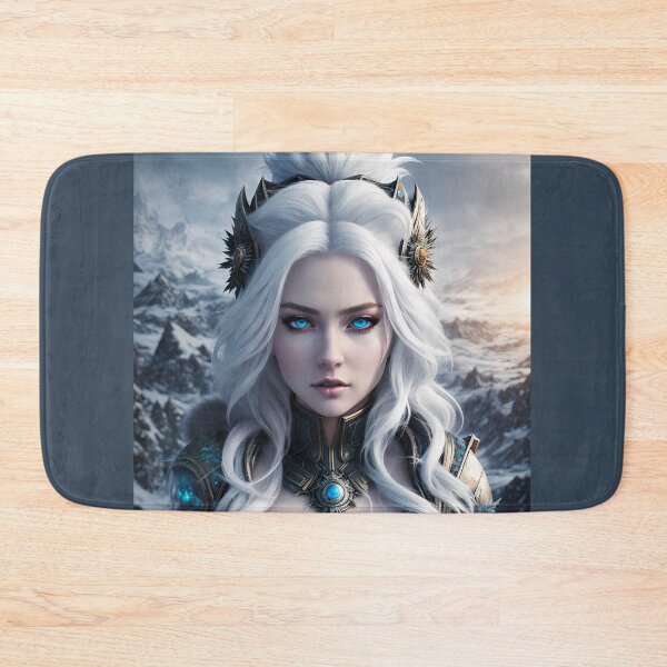 Item preview, A beautiful snow queen with white hair. designed and sold by Maniock.