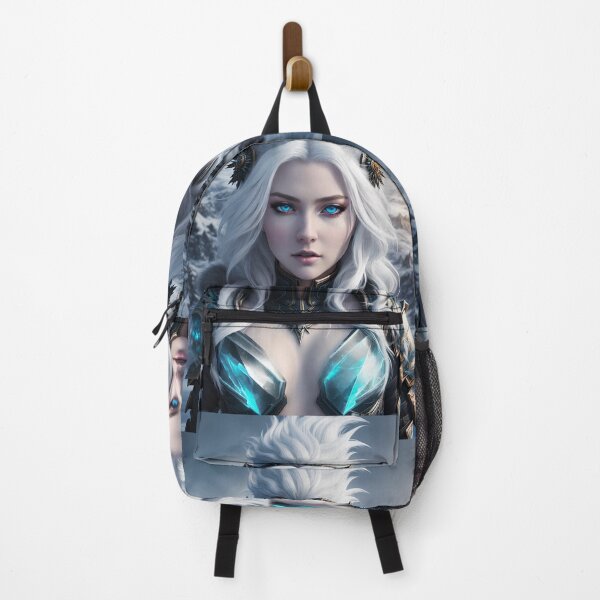 Item preview, A beautiful snow queen with white hair. designed and sold by Maniock.