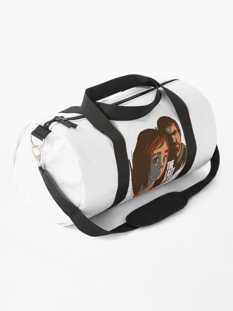 The Last of Us (PT. I) - Ellie and Joel cartoon/comic ver. (with TLOU  logo) Duffle Bag for Sale by ShapedCube