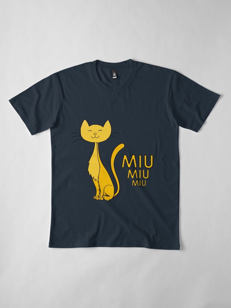 Miu miu cat t shirt online