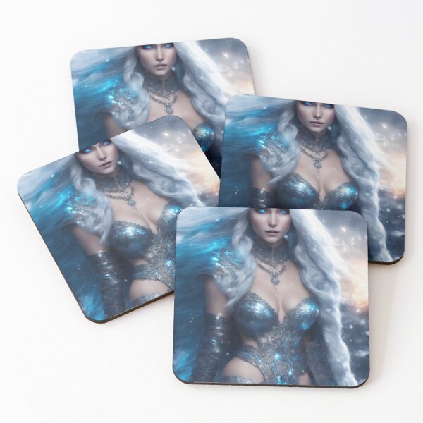 Item preview, Fairy tale ice queen with blue eyes. designed and sold by Maniock.